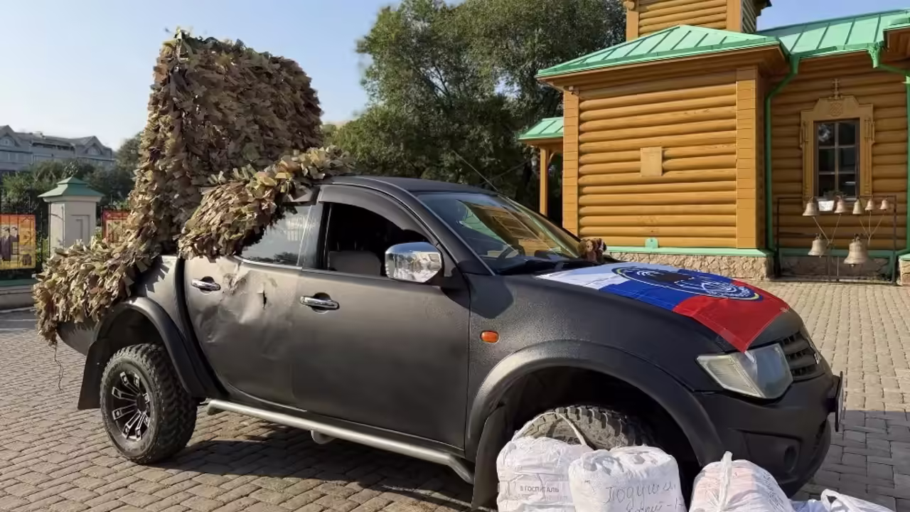 Из Благовещенска в зону СВО отправят автомобиль с турелью